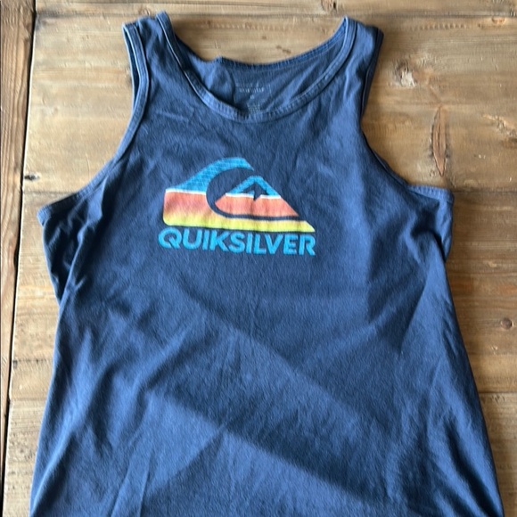 Quiksilver Other - Quiksilver Blue Tank Top with Vibrant Logo